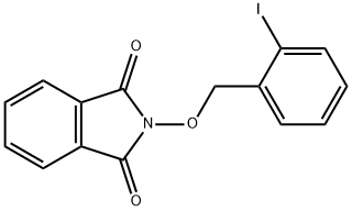 2-((2-Iodobenzyl)oxy)isoindoline-1,3-dione 结构式