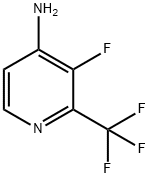 3-氟-2-(三氟甲基)吡啶-4-胺 结构式