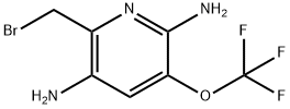 2-(Bromomethyl)-3,6-diamino-5-(trifluoromethoxy)pyridine 结构式