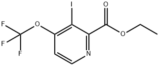 Ethyl 3-iodo-4-(trifluoromethoxy)pyridine-2-carboxylate 结构式