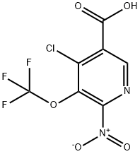 4-Chloro-2-nitro-3-(trifluoromethoxy)pyridine-5-carboxylic acid