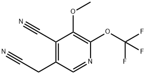 4-Cyano-3-methoxy-2-(trifluoromethoxy)pyridine-5-acetonitrile