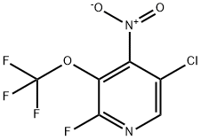 5-Chloro-2-fluoro-4-nitro-3-(trifluoromethoxy)pyridine 结构式