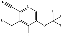 3-(Bromomethyl)-2-cyano-4-iodo-5-(trifluoromethoxy)pyridine