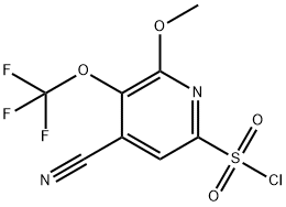 4-Cyano-2-methoxy-3-(trifluoromethoxy)pyridine-6-sulfonyl chloride