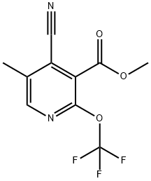 Methyl 4-cyano-5-methyl-2-(trifluoromethoxy)pyridine-3-carboxylate