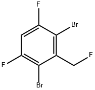 1,3-Dibromo-4,6-difluoro-2-(fluoromethyl)benzene 结构式