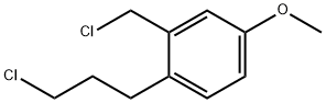 3-(Chloromethyl)-4-(3-chloropropyl)anisole 结构式