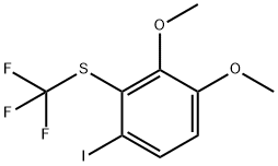 1,2-Dimethoxy-4-iodo-3-(trifluoromethylthio)benzene