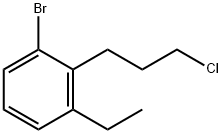 3-Bromo-2-(3-chloropropyl)ethylbenzene 结构式