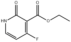 4-氟-1,2-二氢-2-氧代-3-吡啶羧酸乙酯 结构式