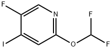 2-(二氟甲氧基)-5-氟-4-碘吡啶 结构式