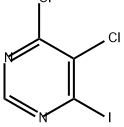 4,5-二氯-6-碘嘧啶 结构式