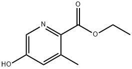 5-羟基-3-甲基吡啶甲酸乙酯 结构式