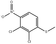 2,3-Dichloro-4-nitrothioanisole 结构式