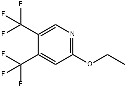4,5-Bis(trifluoromethyl)-2-ethoxypyridine 结构式