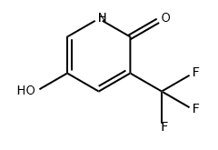 5-羟基-3-(三氟甲基)吡啶-2(1H)-酮 结构式