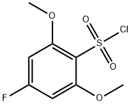 4-氟-2,6-二甲氧基苯磺酰氯 结构式