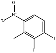 2-氟-1-碘-3-甲基-4-硝基苯 结构式