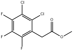 Methyl 2,3-dichloro-4,5,6-trifluorophenylacetate 结构式