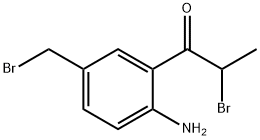 1-(2-Amino-5-(bromomethyl)phenyl)-2-bromopropan-1-one