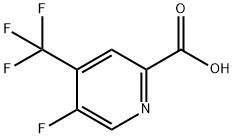 5-氟-4-(三氟甲基)吡啶甲酸 结构式