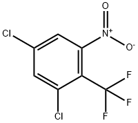 1,5-二氯-3-硝基-2-(三氟甲基)苯 结构式