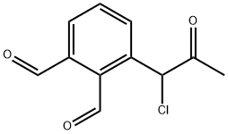 1-Chloro-1-(2,3-diformylphenyl)propan-2-one 结构式