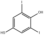 Phenol, 2,6-diiodo-4-mercapto- 结构式