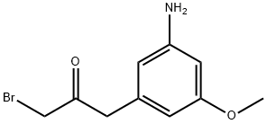 1-(3-Amino-5-methoxyphenyl)-3-bromopropan-2-one