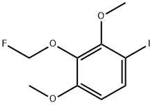 1,3-Dimethoxy-4-iodo-2-(fluoromethoxy)benzene 结构式