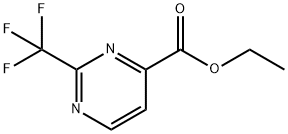 2-(三氟甲基)-4-嘧啶羧酸乙酯 结构式