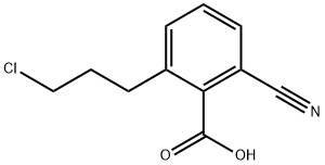 2-(3-Chloropropyl)-6-cyanobenzoic acid 结构式
