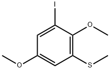 2,5-Dimethoxy-3-iodothioanisole 结构式