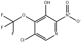 5-Chloro-3-hydroxy-2-nitro-4-(trifluoromethoxy)pyridine 结构式