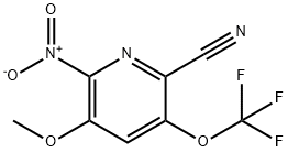 2-Cyano-5-methoxy-6-nitro-3-(trifluoromethoxy)pyridine 结构式