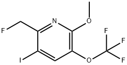 2-(Fluoromethyl)-3-iodo-6-methoxy-5-(trifluoromethoxy)pyridine 结构式