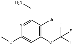 2-(Aminomethyl)-3-bromo-6-methoxy-4-(trifluoromethoxy)pyridine