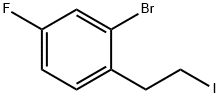 Benzene, 2-bromo-4-fluoro-1-(2-iodoethyl)- 结构式