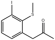 1-(3-Iodo-2-(methylthio)phenyl)propan-2-one 结构式