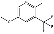 2-氟-3-三氟甲基-5-甲氧基吡啶 结构式