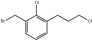 2-Chloro-3-(3-chloropropyl)benzylbromide 结构式