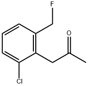 1-(2-Chloro-6-(fluoromethyl)phenyl)propan-2-one 结构式