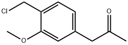 1-(4-(Chloromethyl)-3-methoxyphenyl)propan-2-one 结构式