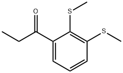 1-(2,3-Bis(methylthio)phenyl)propan-1-one 结构式