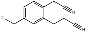 4-(Chloromethyl)-2-(2-cyanoethyl)phenylacetonitrile