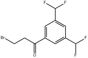 1-(3,5-Bis(difluoromethyl)phenyl)-3-bromopropan-1-one