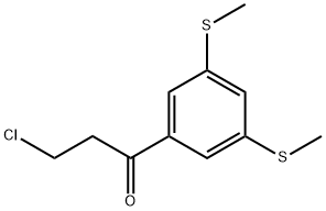 1-(3,5-Bis(methylthio)phenyl)-3-chloropropan-1-one