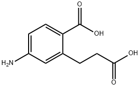4-Amino-2-(2-carboxyethyl)benzoic acid 结构式