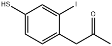 1-(2-Iodo-4-mercaptophenyl)propan-2-one 结构式